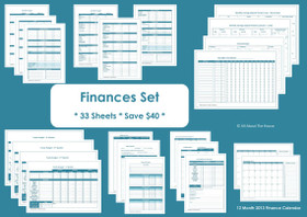 PURPLE - Money Management Printables - INSTANT DOWNLOAD
