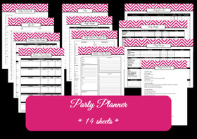 GREY - Party Planner - Instant Download