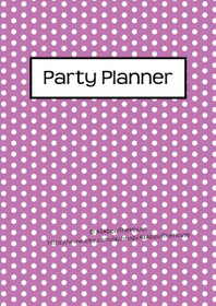 PURPLE DOTS - Party Planner - Instant Download