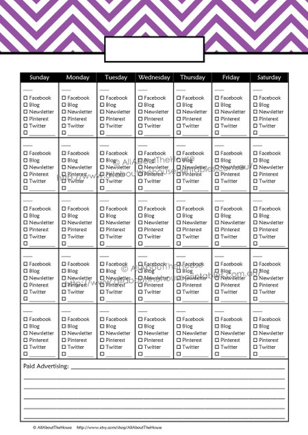 social media calendar direct sales blogging online business