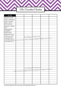 New Consultant Checklist - Direct Sales Planner Printable - EDITABLE - 7 Colours - INSTANT DOWNLOAD