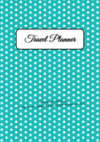 Blue Polka Dot - Travel Planner - EDITABLE - Instant Download