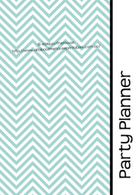 BLUE 1 - Party Planner - Instant Download - EDITABLE