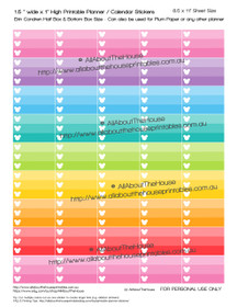 Mickey List Planners Stickers - ECLP Half Box Printable - 1.5" W x 1" H - HB016