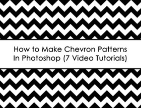 ECOURSE - How to make chevron patterns in photoshop
