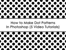 ECOURSE - How to make polka dot patterns in photoshop