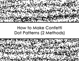 ECOURSE - How to make confetti dot patterns in photoshop
