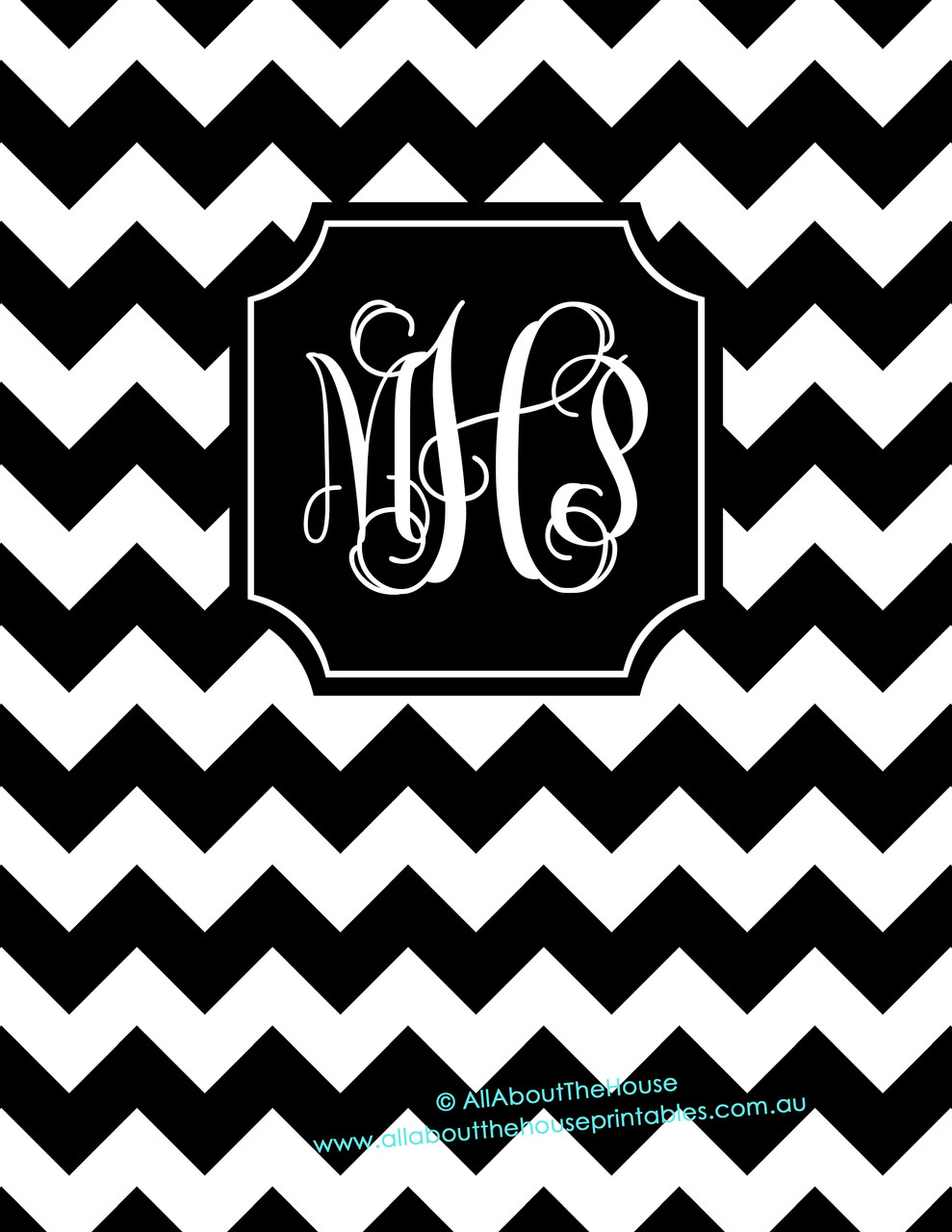 Editable Monogram Binder Covers Black All About Planners Firstly, choose a design from the selection above. editable monogram binder covers black