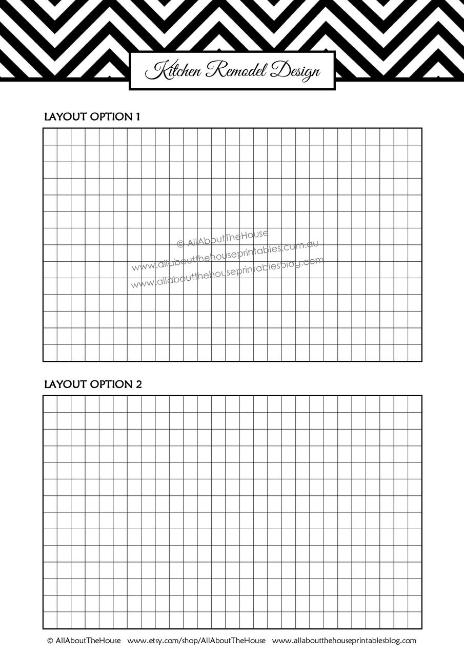 Kitchen Renovation Planner Printables Editable Instant Download All About Planners