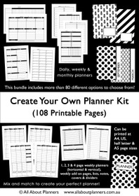 Create your own Planner Kit - Instant Download