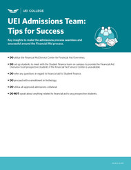 UEIC - Dos and Don’ts flyer