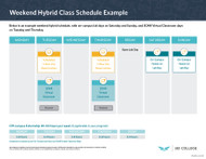 UEIC Weekend Student Schedule