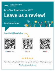 UEII - Leave A Review - Flyer