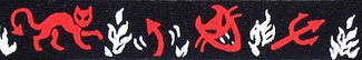 Devil Cat Beastie Band Cat Collar