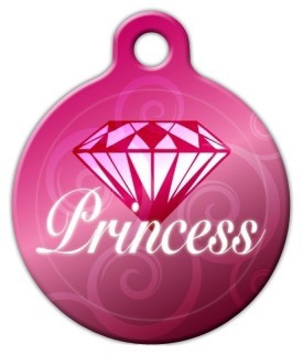 Diamond Princess Dog ID Tag-Cat ID Tag