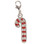 Candy Cane with Rhinestones Charm
