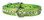 Metallic Lime Green Leather and Crystal Dog Collar
