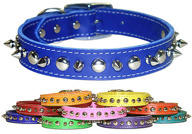 Signature Leather Spiked Dog Collars