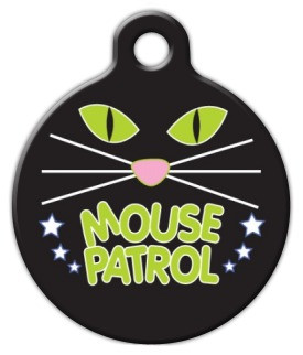 Mouse Patrol Cat ID Tag