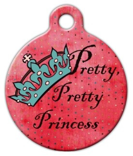 Pretty Pretty Princess Dog ID Tag-Cat ID Tag