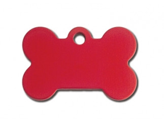 Small Red Bone Dog ID Tag-Cat ID Tag