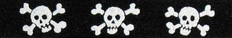 Skull and Crossbones Beastie Band Cat Collar