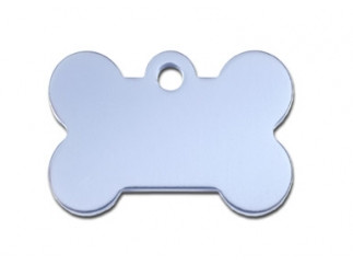 Small Light Blue Bone Dog ID Tag-Cat ID Tag