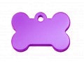 Small Purple Bone Dog ID Tag-Cat ID Tag
