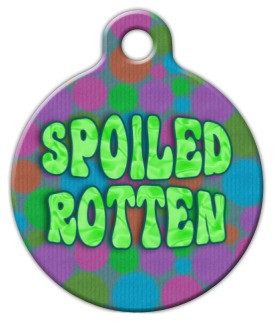 Spoiled Rotten Dog ID Tag-Cat ID Tag
