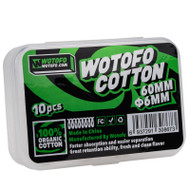 WOTOFO Agleted Organic 10pc Cotton 6mm (for Profile RDA)