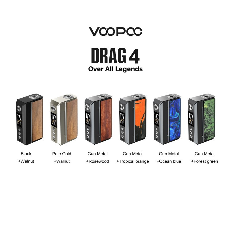 VooPoo Drag 4 Box Mod - Vape Kult