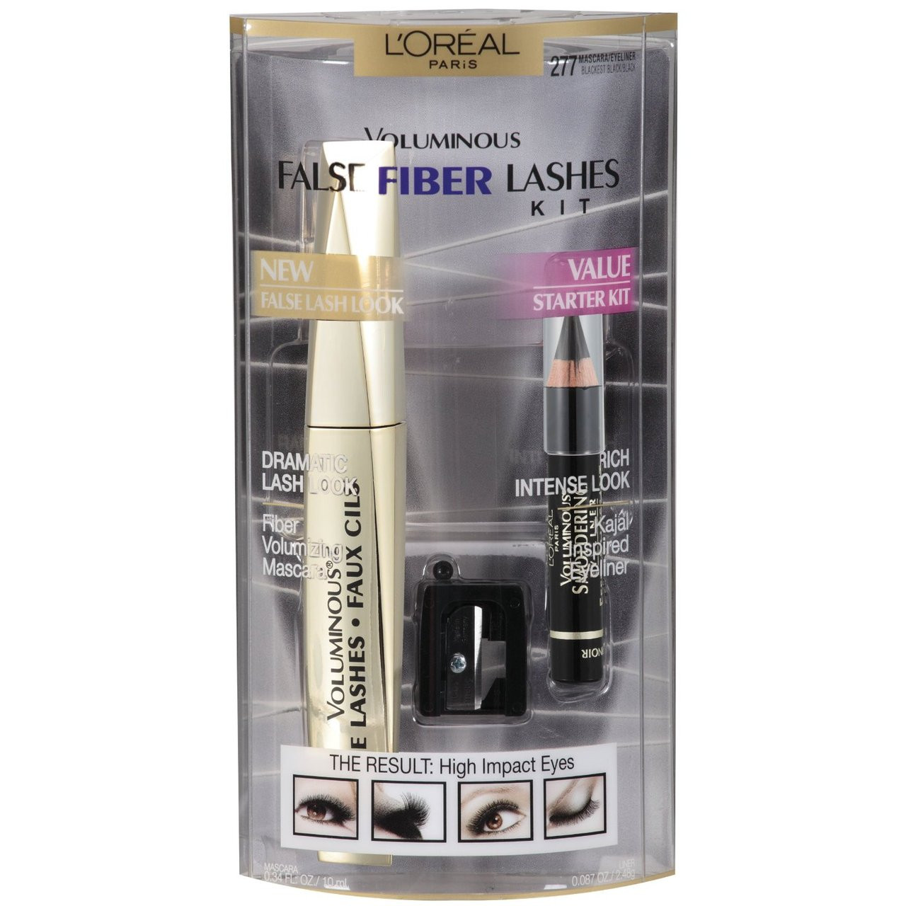 L'Oreal Paris Voluminous False Fiber Mascara Lash Kit | HTF Beauty