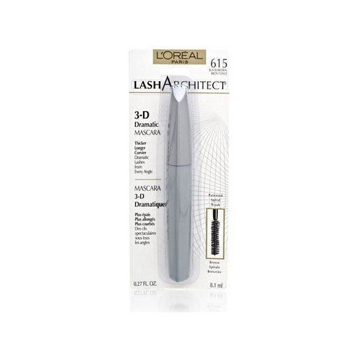 L'Oreal Lash Architect 3-D Dramatic Mascara - Black Brown (615) - Hard To  Find Beauty