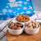 Pecan sampler gift box with milk chocolate covered pecans, roasted salted pecans, and praline pecans