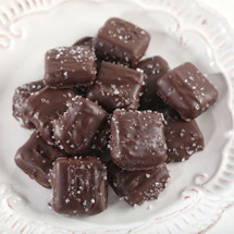 8 oz. Dark Chocolate Sea Salt Caramels Tin