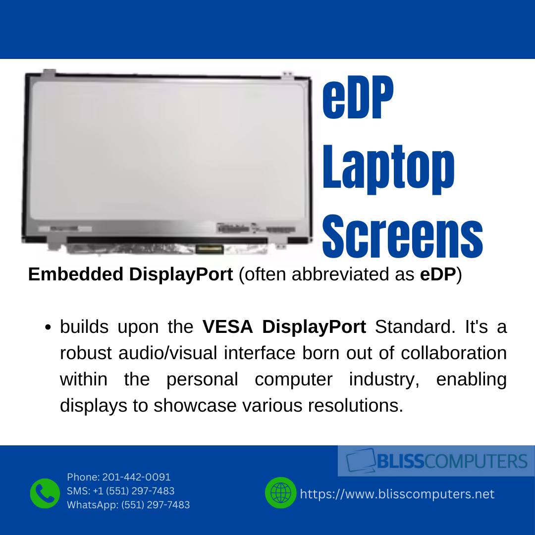 eDP Laptop Screens (1502) Bliss Computers