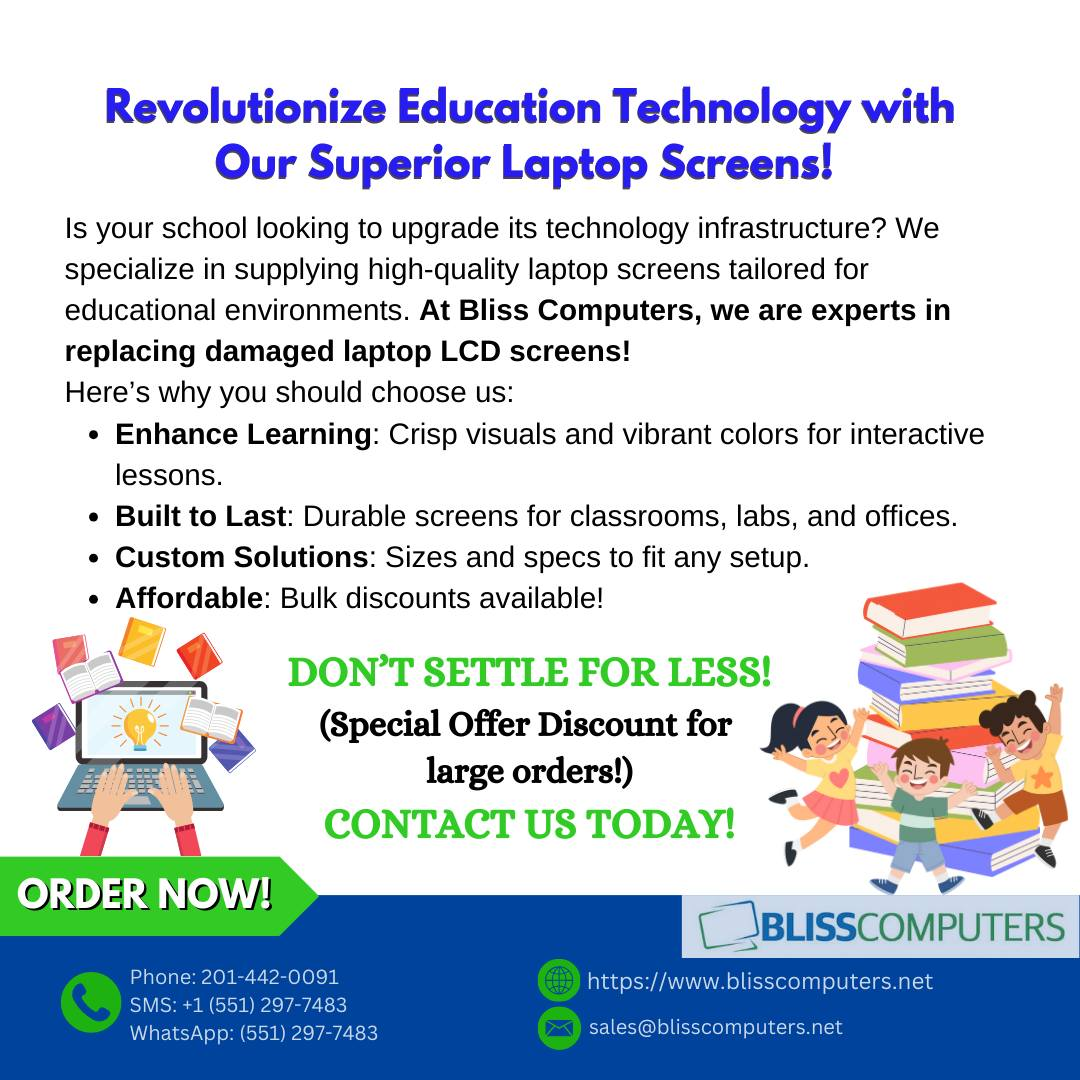 Revolutionize Education Technology with our Superior Laptop Screens! (K