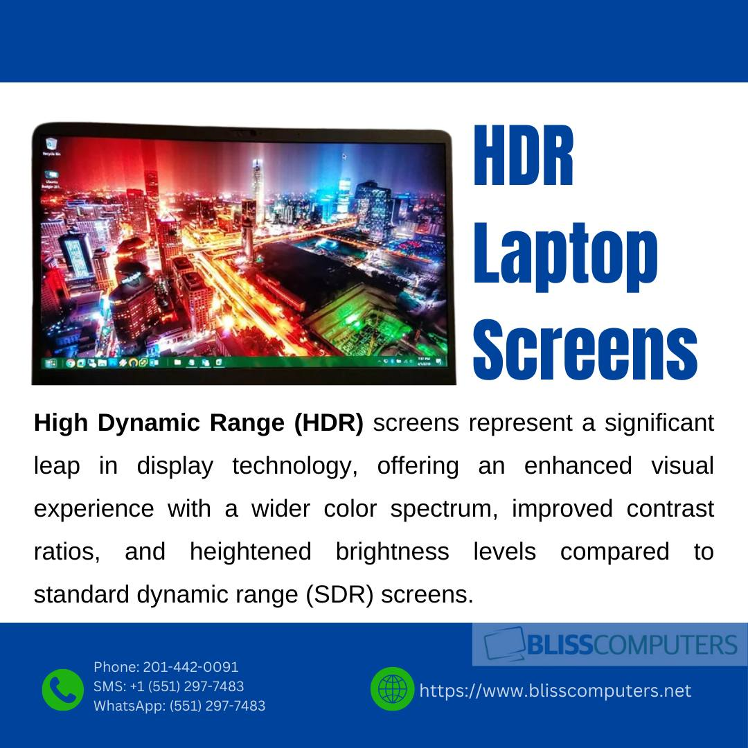 HDR Laptop Screens (1503) Bliss Computers