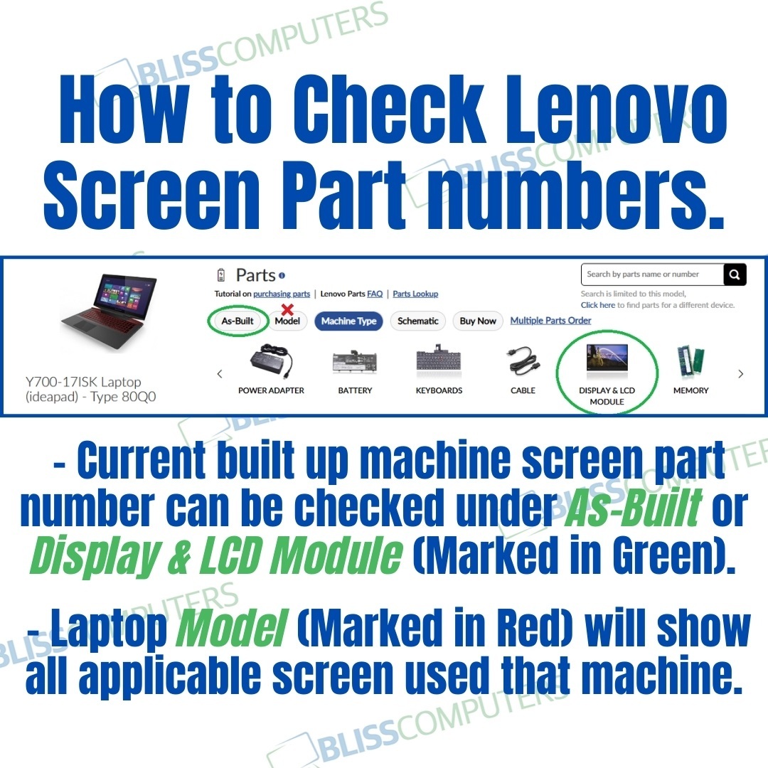 How to Check Lenovo Screen Part Numbers