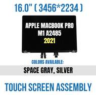 LCD Screen Assembly MacBook Pro 16" M1 Max A2485 A2780 Silver 2021 2022