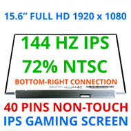 15.6" FHD IPS MATTE 144hz Display Screen Panel ACER NITRO AN515-54-77vs