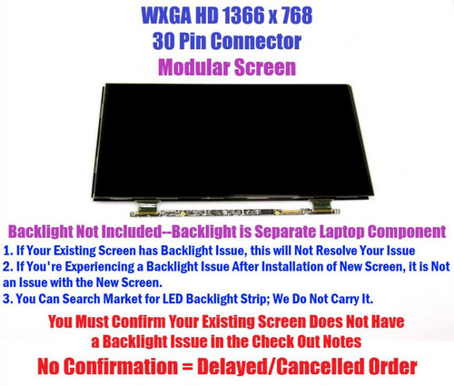 Apple Macbook Air Mc968ll/a Replacement LAPTOP LCD Screen 11.6" WXGA HD