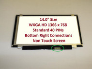 Lg Philips Lp140wh2(tl)(l3) Replacement LAPTOP LCD Screen 14.0" WXGA HD LED DIODE (Substitute Replacement LCD Screen Only. Not a Laptop ) (LP140WH2-TLL3)