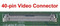 HP-Compaq PRESARIO CQ61-411SE 15.6' WXGA HD right connector LCD LED Display Screen