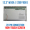 Gericom X5 REPLACEMENT LAPTOP LCD Screen 13.3" WXGA Single Lamp