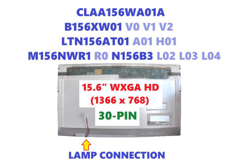 Fujitsu Amilo Li 3710 Lp156wh1 Claa156wa01a Replacement LAPTOP LCD Screen 15.6" WXGA HD CCFL SINGLE