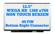 Lenovo 18004357 Replacement LAPTOP LCD Screen 12.5" WXGA HD LED SINGLE (B125XW01 V.0)