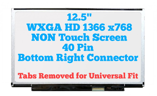 Fujitsu Cp592448-01 Replacement LAPTOP LCD Screen 12.5" WXGA HD LED SINGLE (IPS CP592448-XX)