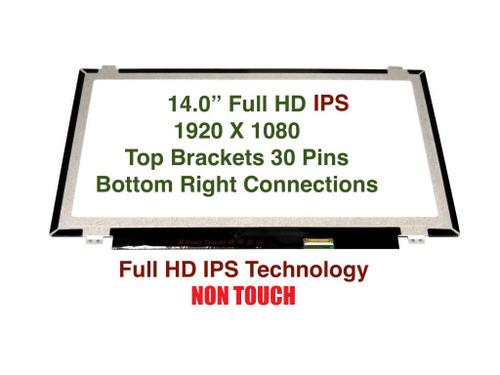 REQIT New 14.0" FHD LED LCD Laptop Screen for Lenovo 00HN820 SD10A09827 B140HTN01.2 AG