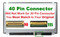 813961-001 Au Optronics 15.6" SLIM B156XTK01.0 WXGA LED Backlit GLOSSY 40 Pin